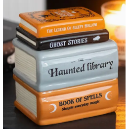 Brûleur à fondants parfumés livre Halloween