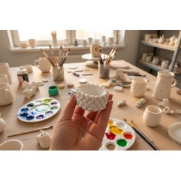 Peins ton petit pot à bougie
