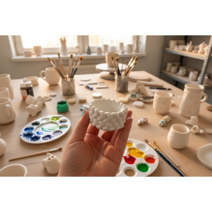 Peins ton petit pot à bougie