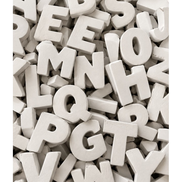 Lettres en céramique à personnalisées