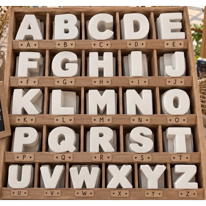 Lettres en céramique à personnalisées